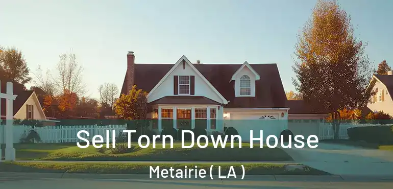  Sell Torn Down House Metairie ( LA )